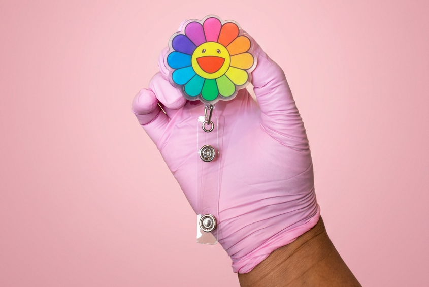 Spring into KAWS badge