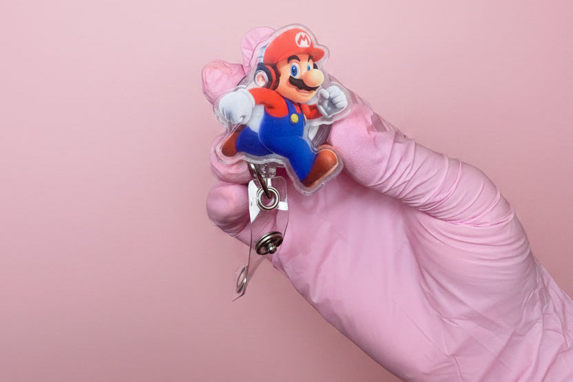 Power-Up Mario Badge Reel