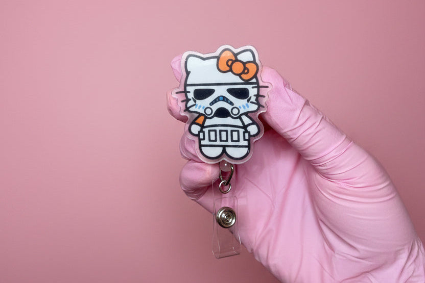 Hello Kitty x Darth Vader Badge