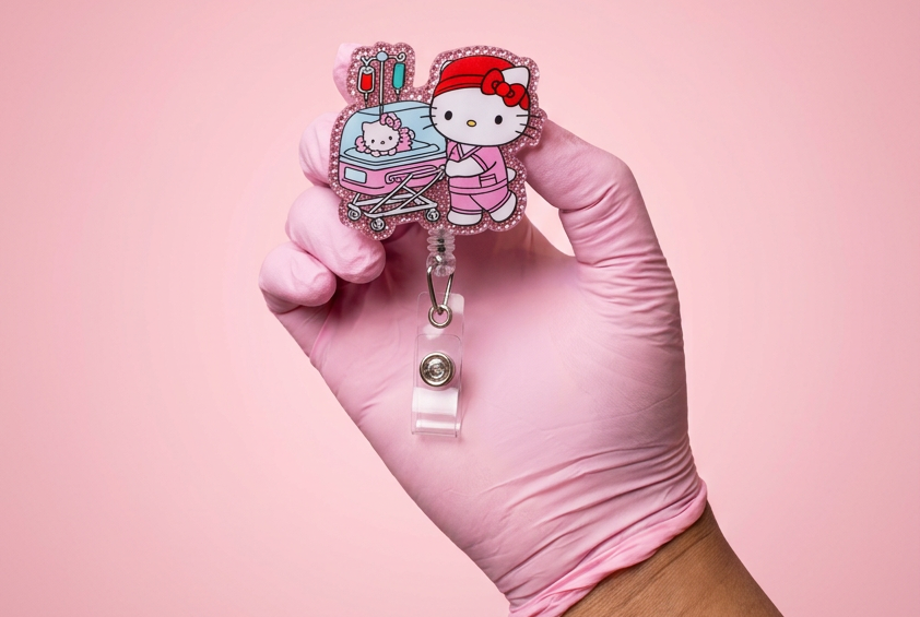 L&D Kitty Badge