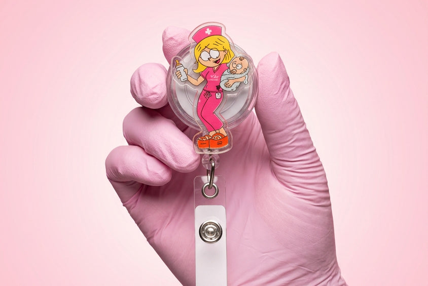 NICU Nurse Lizzy Badge