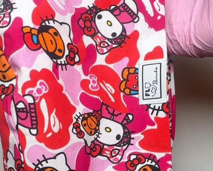 Pink Bape X HK