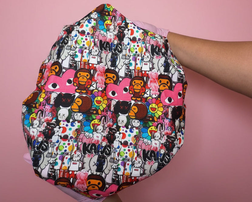 KAWS X BAPE mix - bouffant
