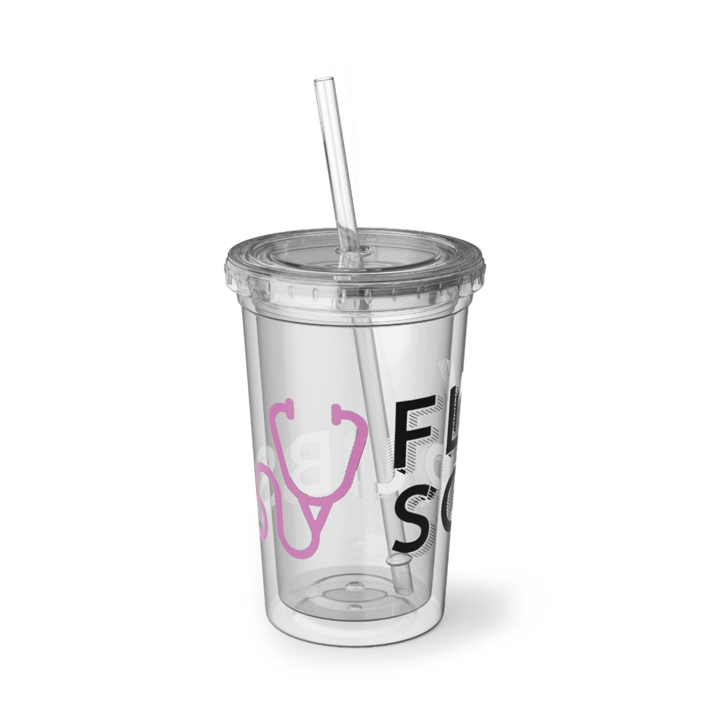 Flyscrubs Break Time Acrylic Cup
