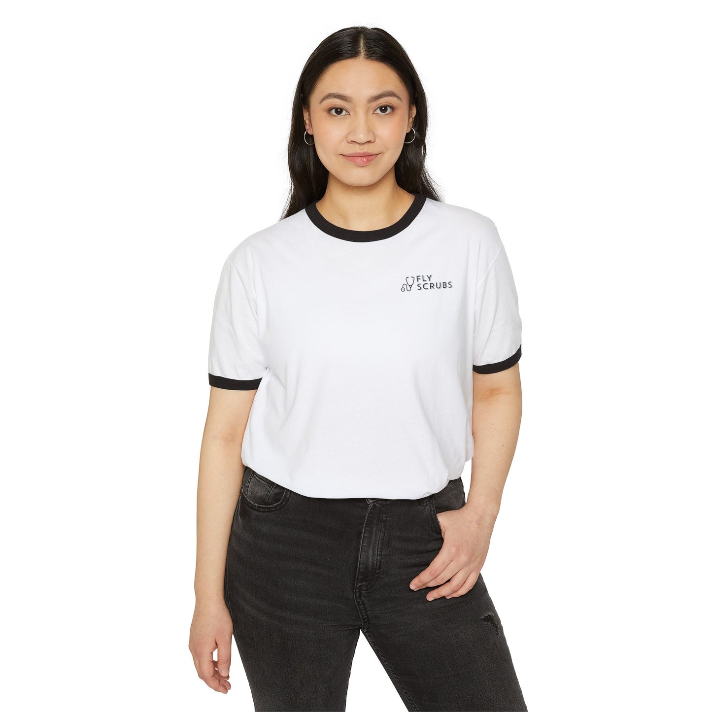 Flyscrubs Cotton Ringer T-Shirt