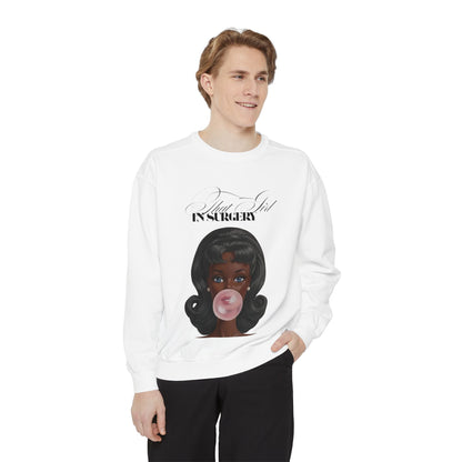 Bubblegum Babe Sweatshirt — Vintage “That Girl In Surgery ” Graphic