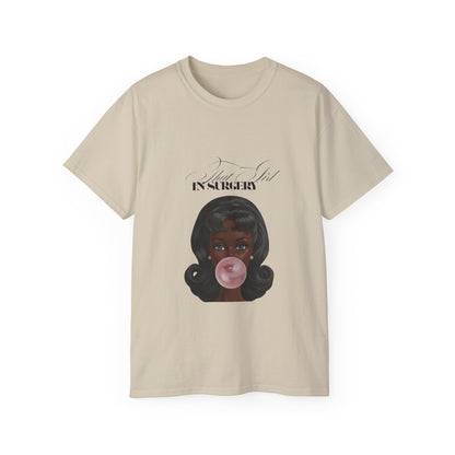 Vintage Bubblegum Barbie Tee — "That Girl in Surgery" Graphic T-Shirt