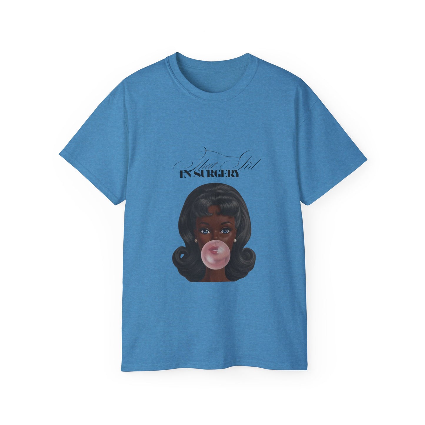 Vintage Bubblegum Barbie Tee — "That Girl in Surgery" Graphic T-Shirt