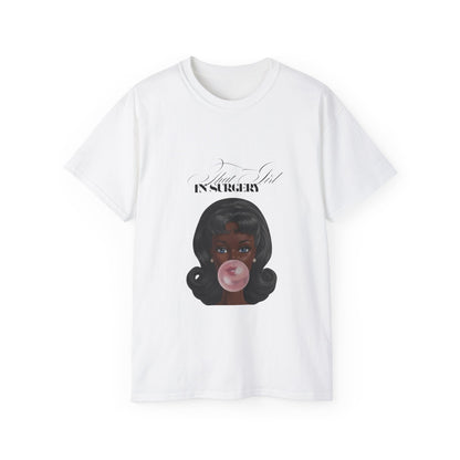 Vintage Bubblegum Barbie Tee — "That Girl in Surgery" Graphic T-Shirt