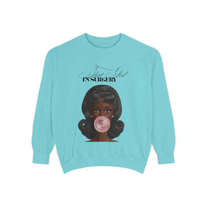 Bubblegum Babe Sweatshirt — Vintage “That Girl In Surgery ” Graphic