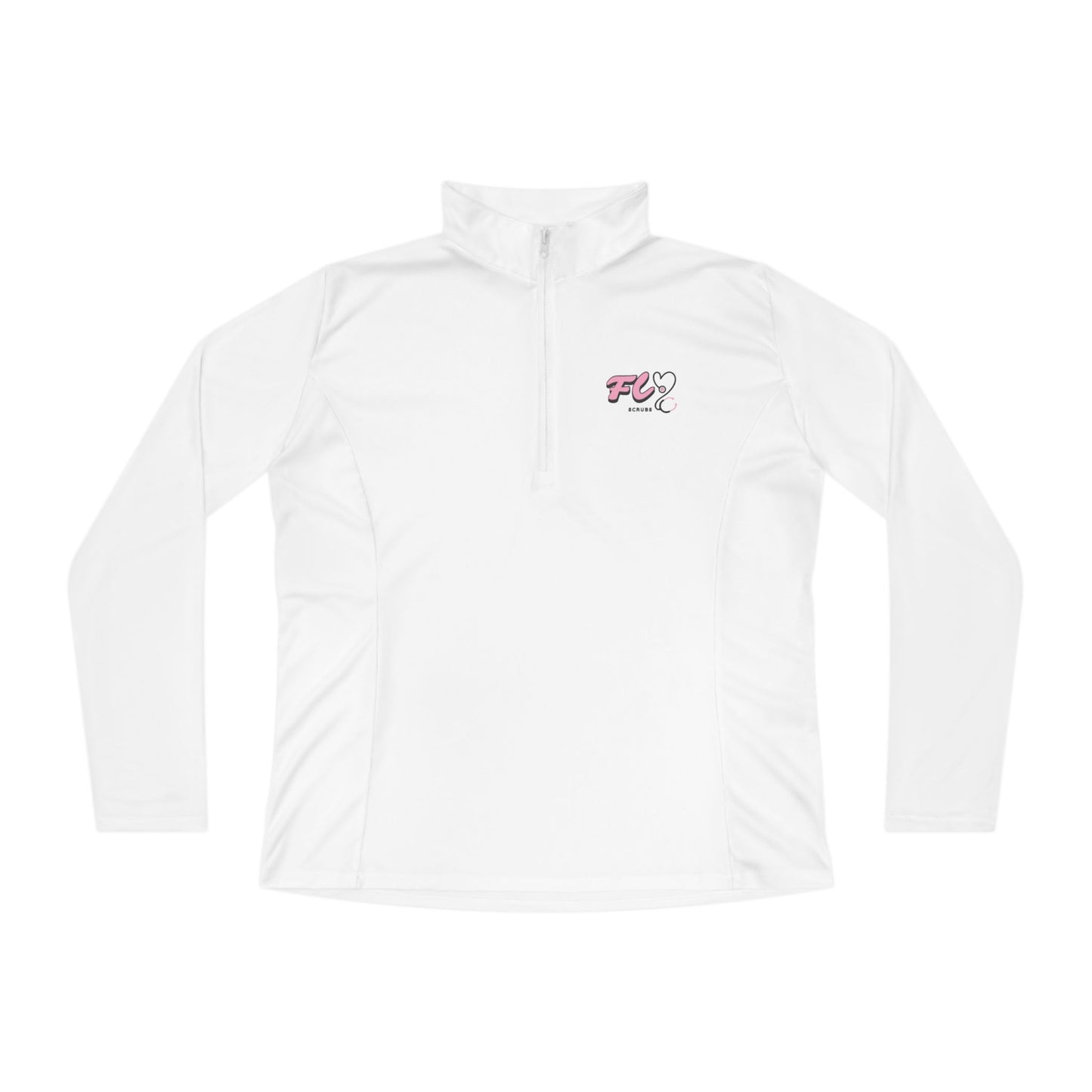 Flyscrubs Logo Quarter-Zip Pullover
