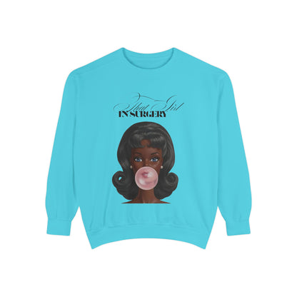 Bubblegum Babe Sweatshirt — Vintage “That Girl In Surgery ” Graphic