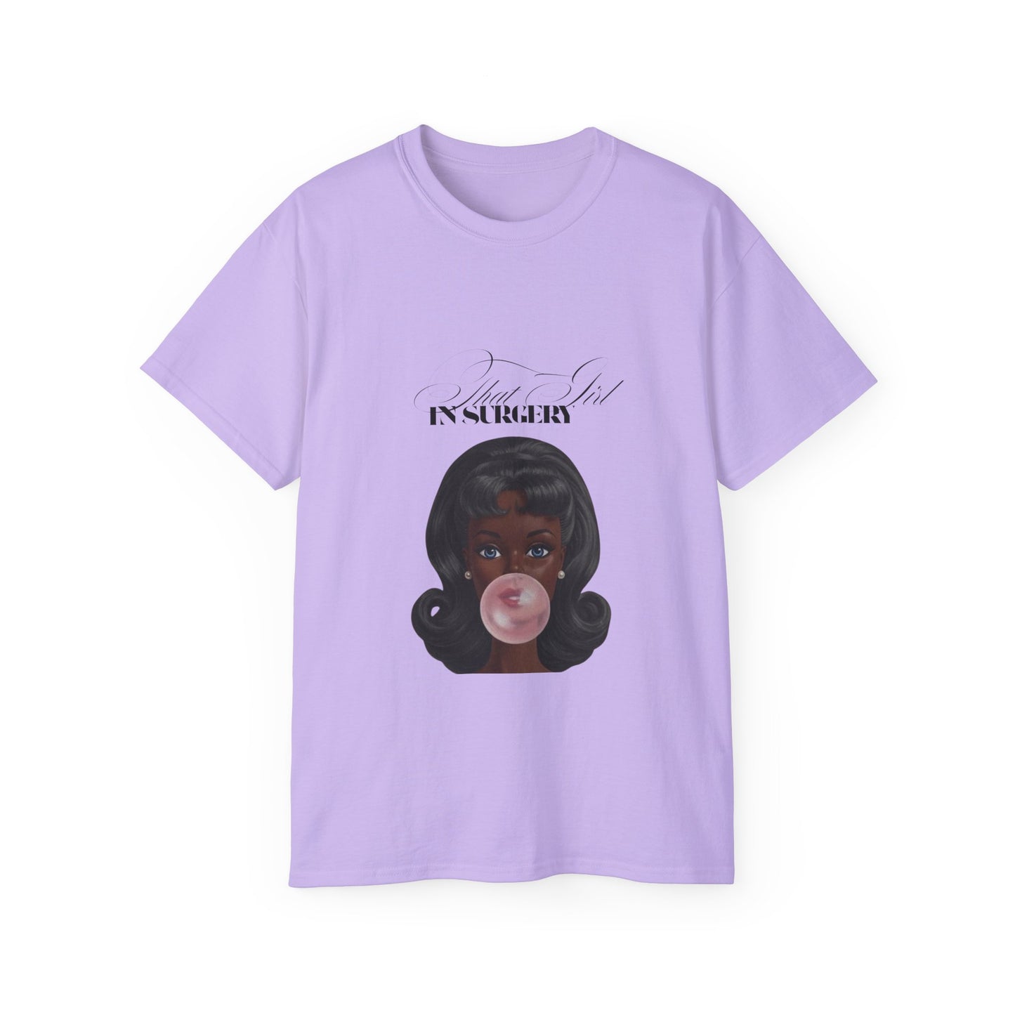 Vintage Bubblegum Barbie Tee — "That Girl in Surgery" Graphic T-Shirt