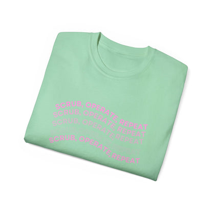 “Scrub, Operate, Repeat” T-shirt