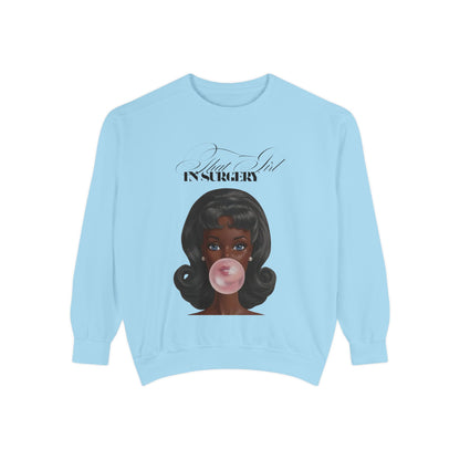 Bubblegum Babe Sweatshirt — Vintage “That Girl In Surgery ” Graphic