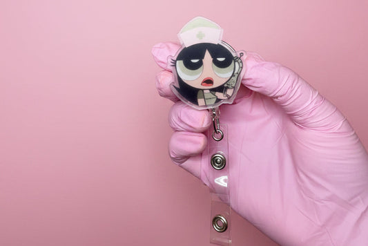 Baddie Nurse Buttercup Badge