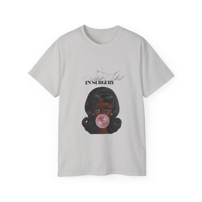 Vintage Bubblegum Barbie Tee — "That Girl in Surgery" Graphic T-Shirt