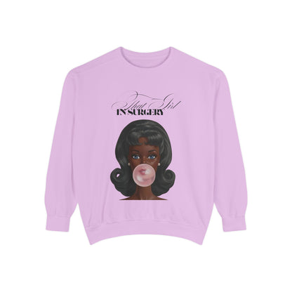 Bubblegum Babe Sweatshirt — Vintage “That Girl In Surgery ” Graphic