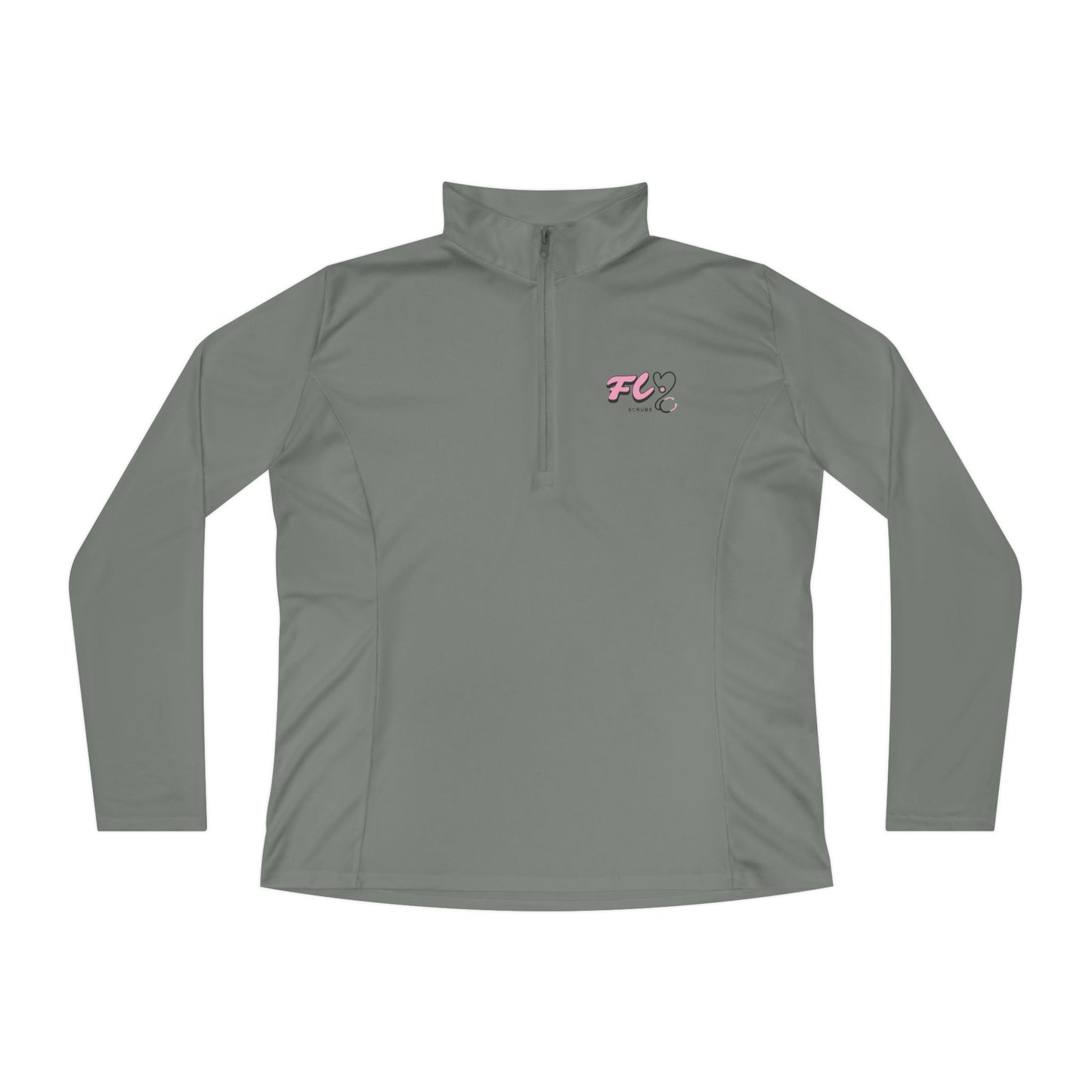Flyscrubs Logo Quarter-Zip Pullover
