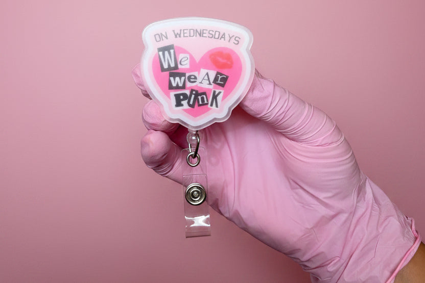 We Wear Pink Badge