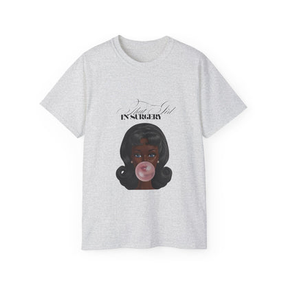 Vintage Bubblegum Barbie Tee — "That Girl in Surgery" Graphic T-Shirt