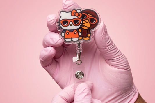 Shaded Bape X Kitty Badge