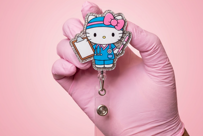 Student Nurse Kitty Badge