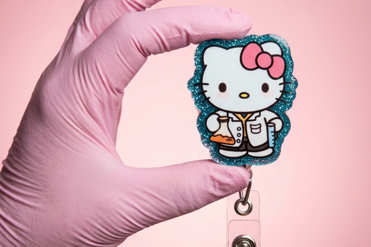 Pathology Kitty Badge