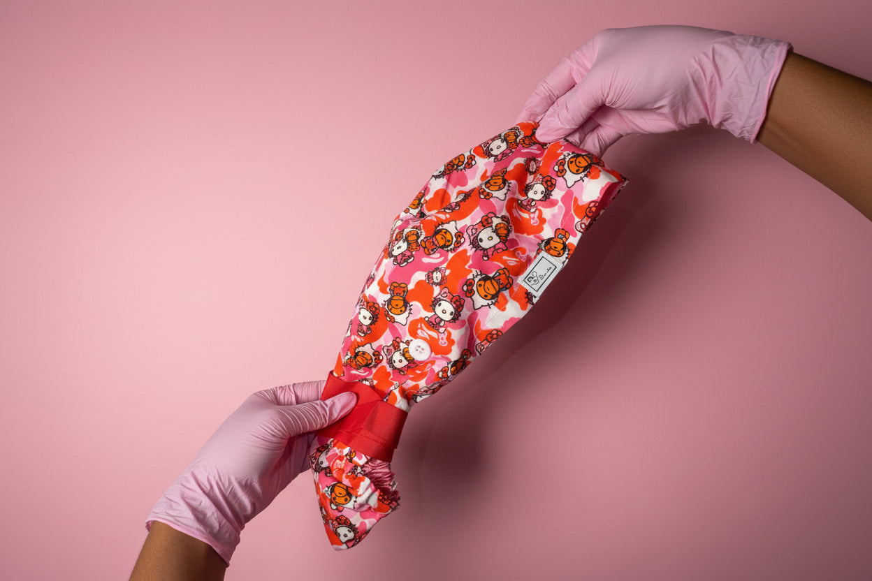 Pink Bape X HK Ponytail